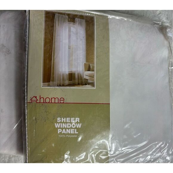 DG Home Sheer Window Panels Two Sets - Picture 3 of 6